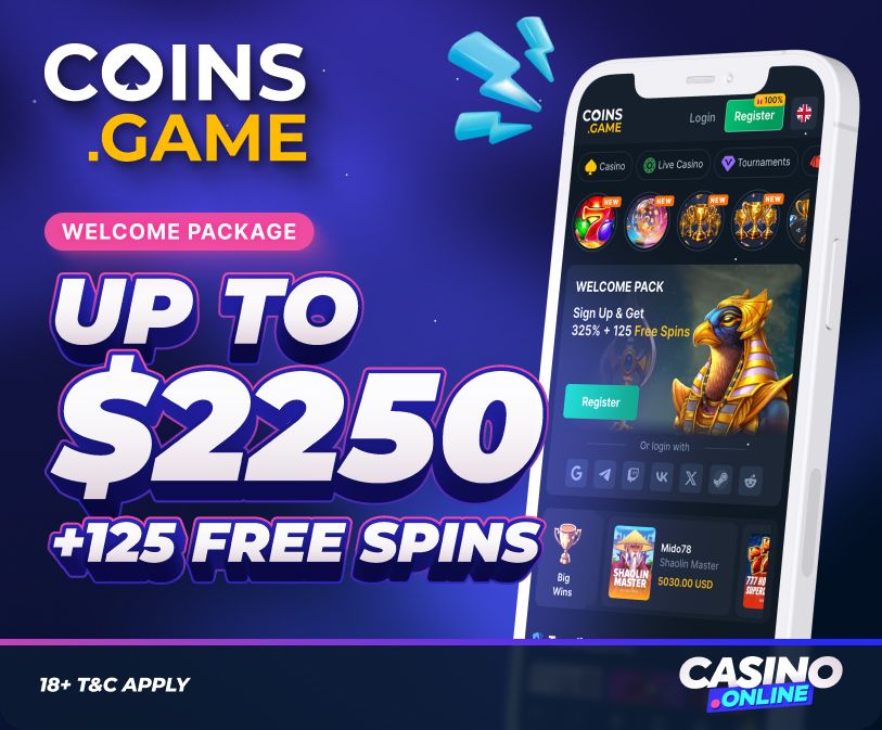 coins.game casino welcome offer